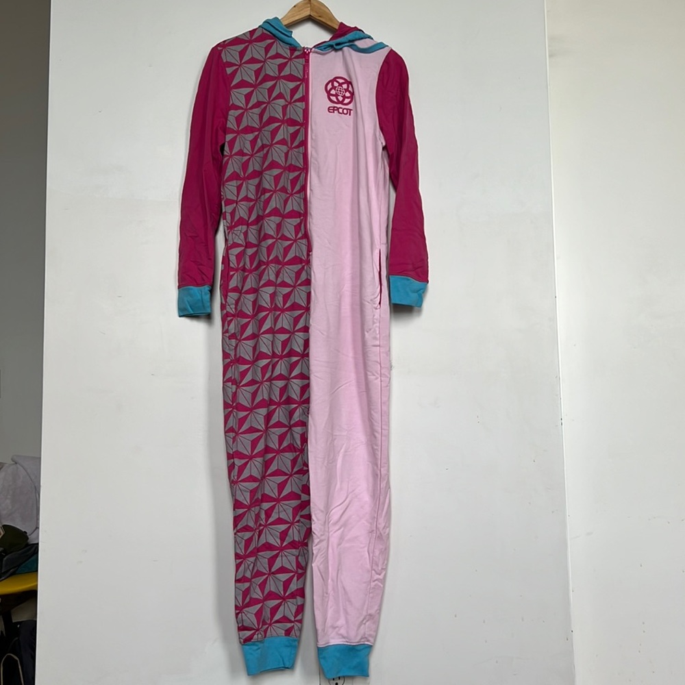 Adult Epcot Bubblegum Wall Disney Onsie Pajamas
